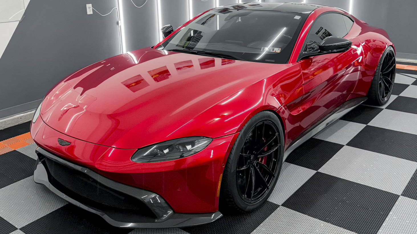 Aston Martin Vantage on Motivo Forged wheels
